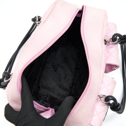 Chanel Cambon aligned Large Reporter Bag in Pink