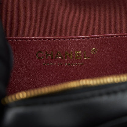 Chanel 22S Heart Bag Lambskin Black LGHW