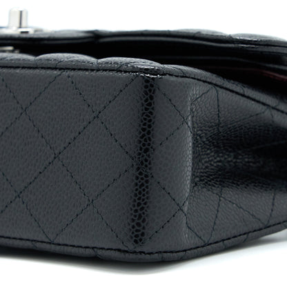 Chanel Small Classic Double Flap Bag Caviar Black SHW(Microchip)
