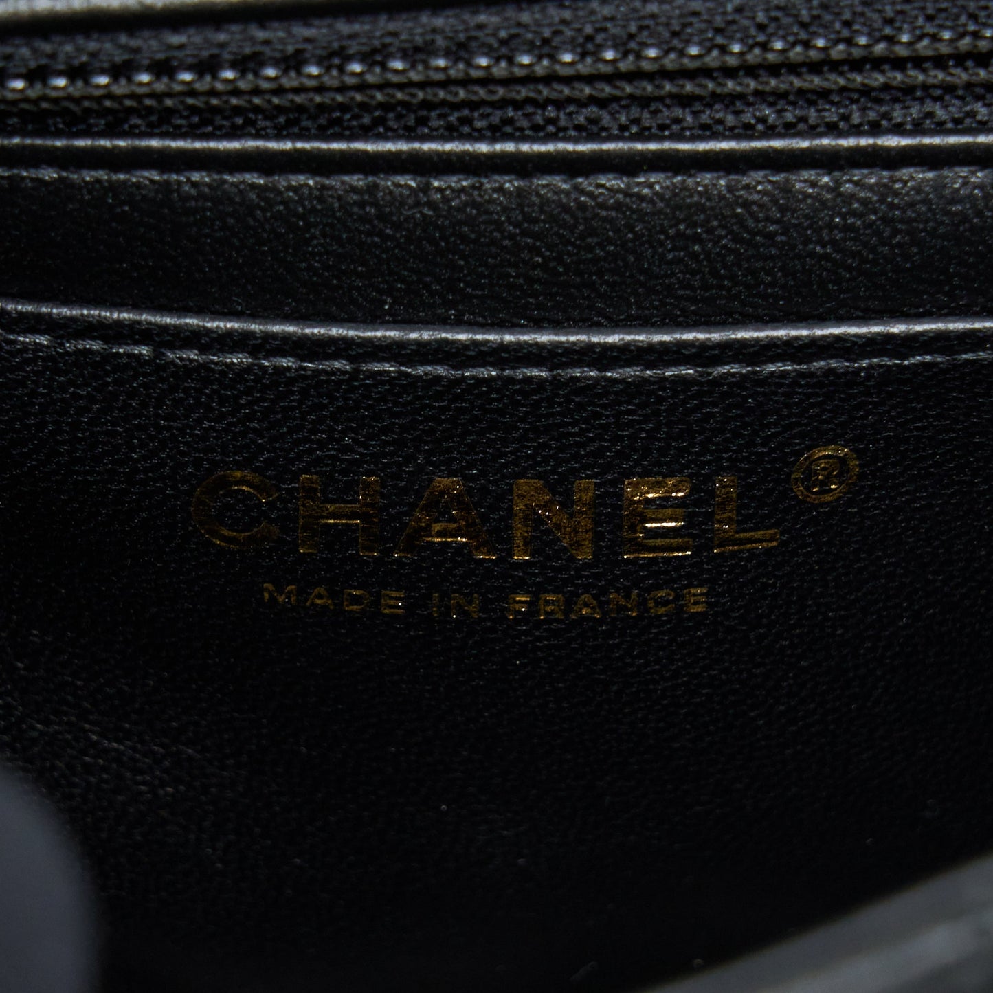 Chanel Mini Rectangular Flap Bag Lambskin Black LGHW (Microchip)
