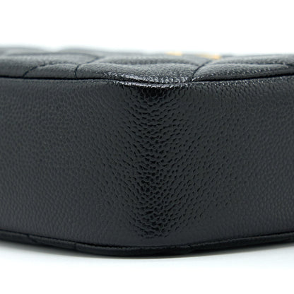 Chanel 22P Camera Crossbody Bag Caviar Black GHW(Microchip)