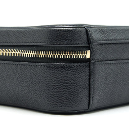 Chanel Cavia Leather Vanity Bag Black GHW
