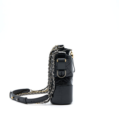 Chanel New Medium Gabrielle Hobo Bag Aged Smooth Calfskin Multicolour Hardware