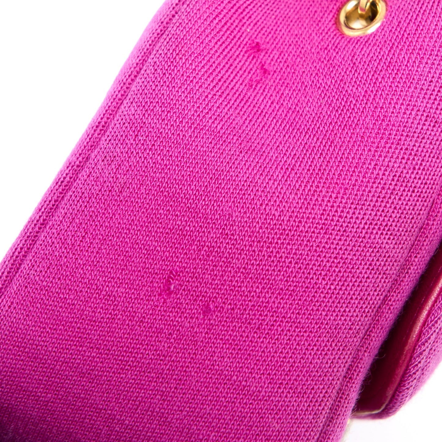 Chanel Seasonal Mini Flap Bag Fabric Pink LGHW