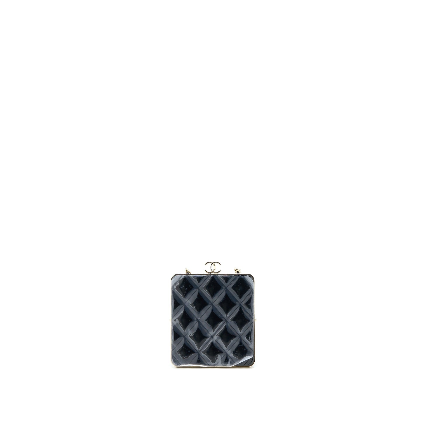 Chanel Mini Clip With Chain Lambskin Black LGHW