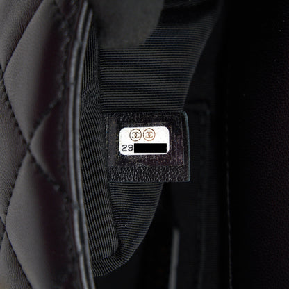 Chanel Logo Pearl Chain Mini Flap Bag GHW