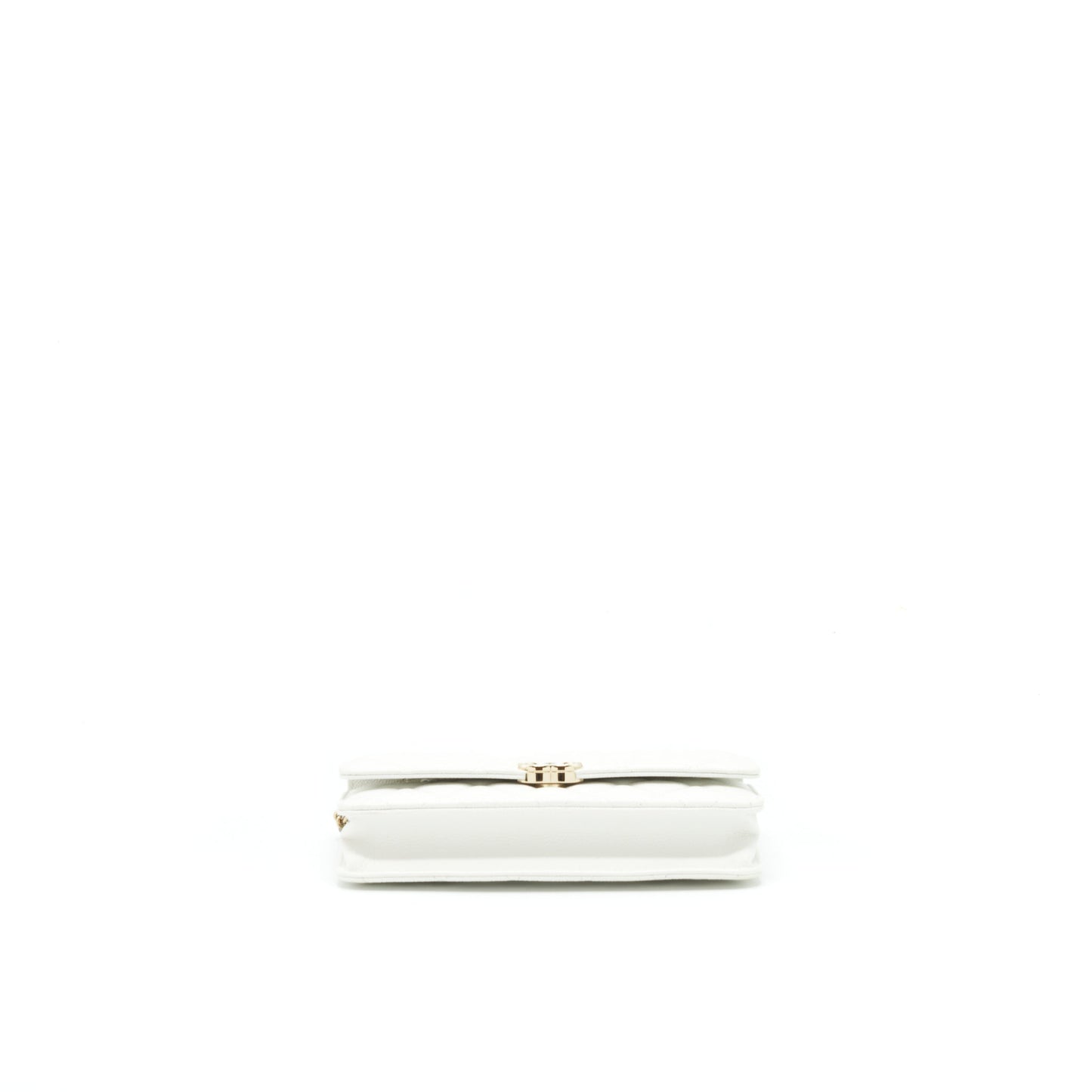 Chanel 21C Wallet On Chain Limit Edition Caviar White LGHW