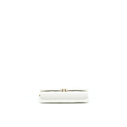 Chanel 21C Wallet On Chain Limit Edition Caviar White LGHW