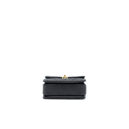 Chanel 22K Coco First Caviar Leather Black GHW (Microchip)