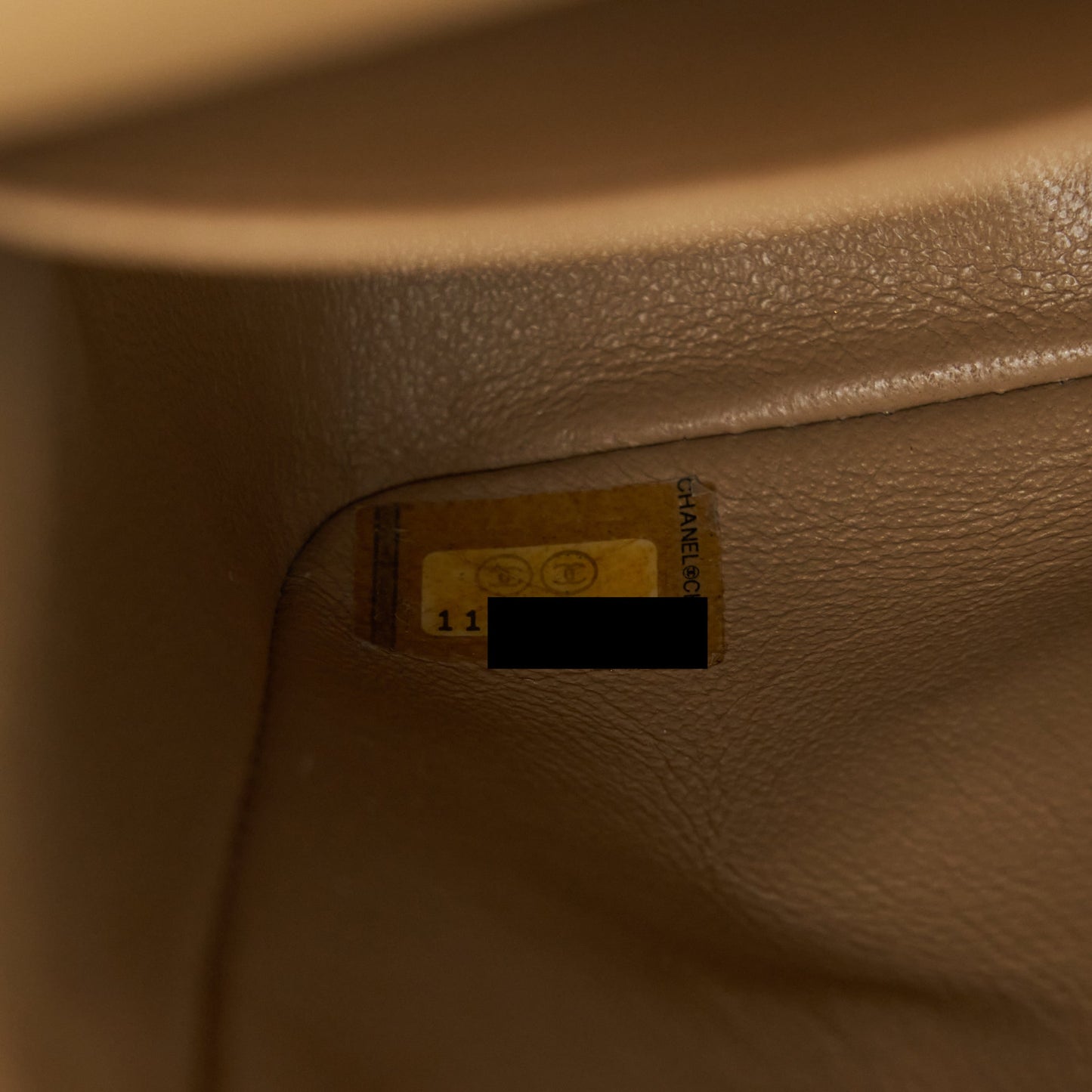 Chanel Medium Classic Double Flap Bag Caviar Dark Beige SHW