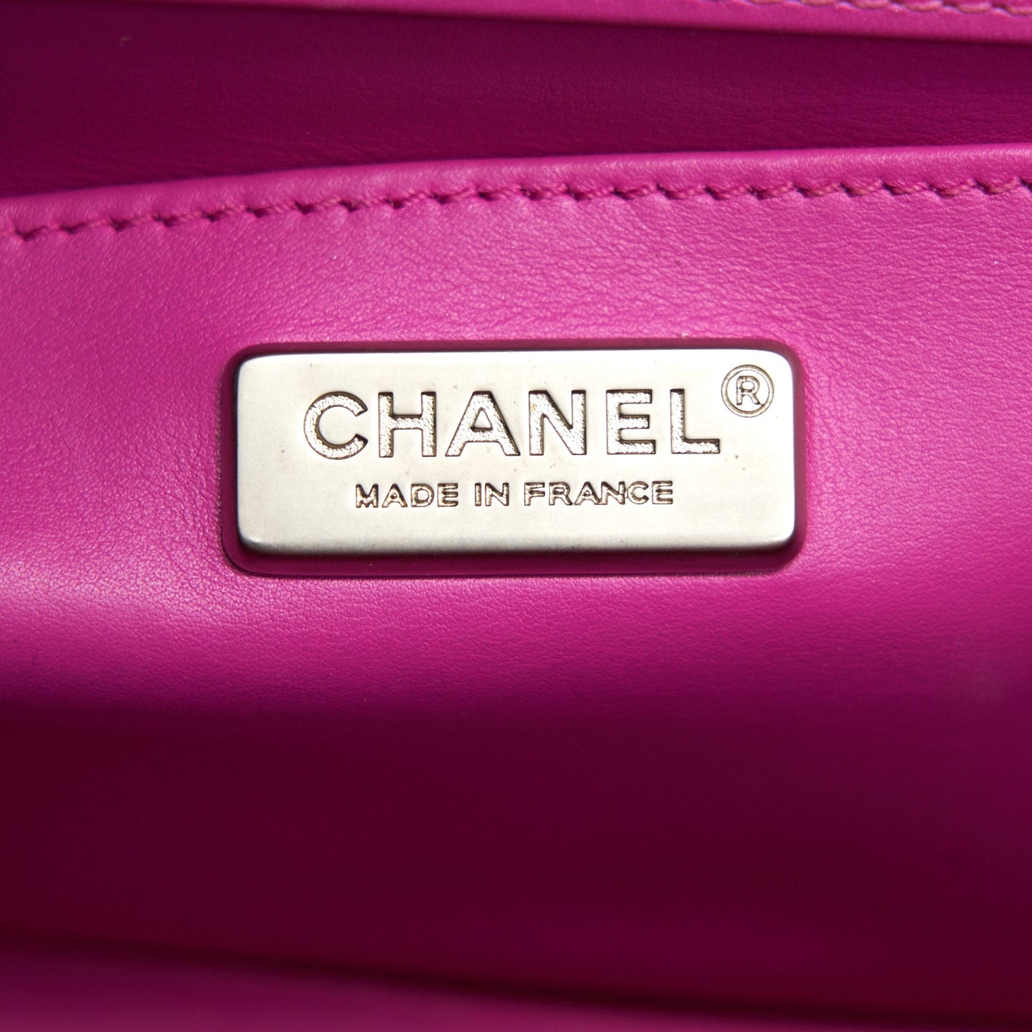 Chanel Medium Le Boy Flap Bag in Python Leather Pink with Brushed SHW