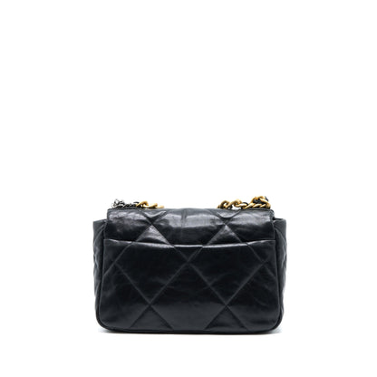 Chanel Small 19 Bag Goatskin Black Multicoloured Hardware