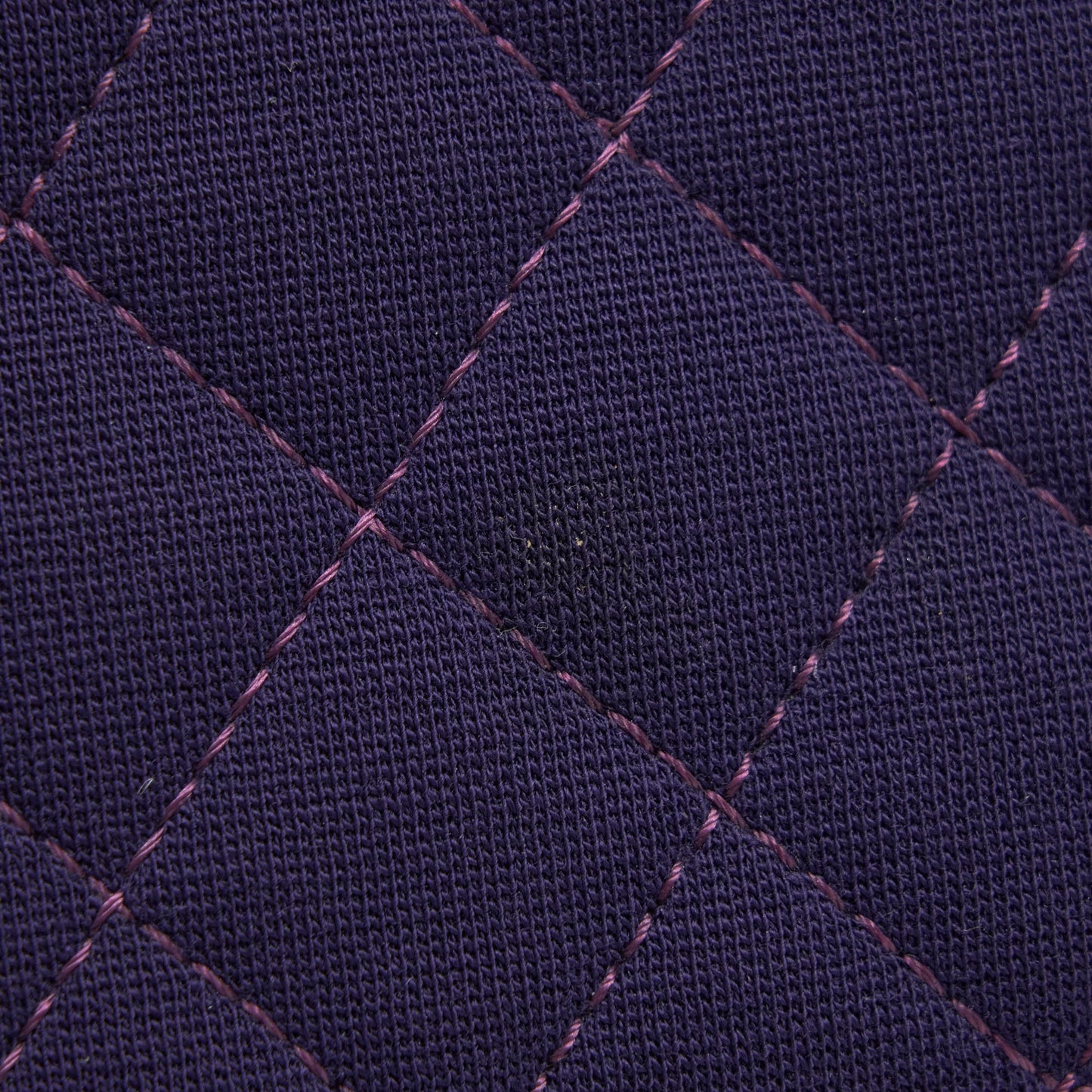 Chanel 2.55 Reissue 226 Double Flap Bag Fabric Purple Ruthenium Sliver Hardware