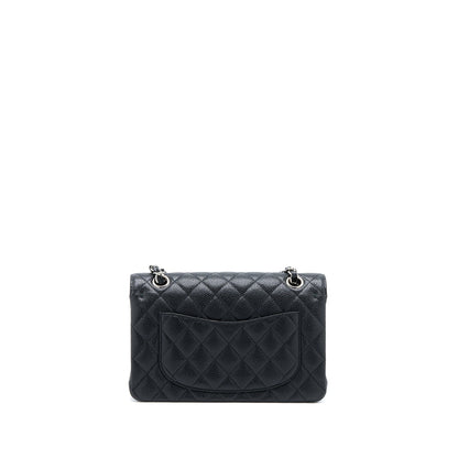 Chanel Small Classic Flap Bag Caviar Black SHW(Microchip)