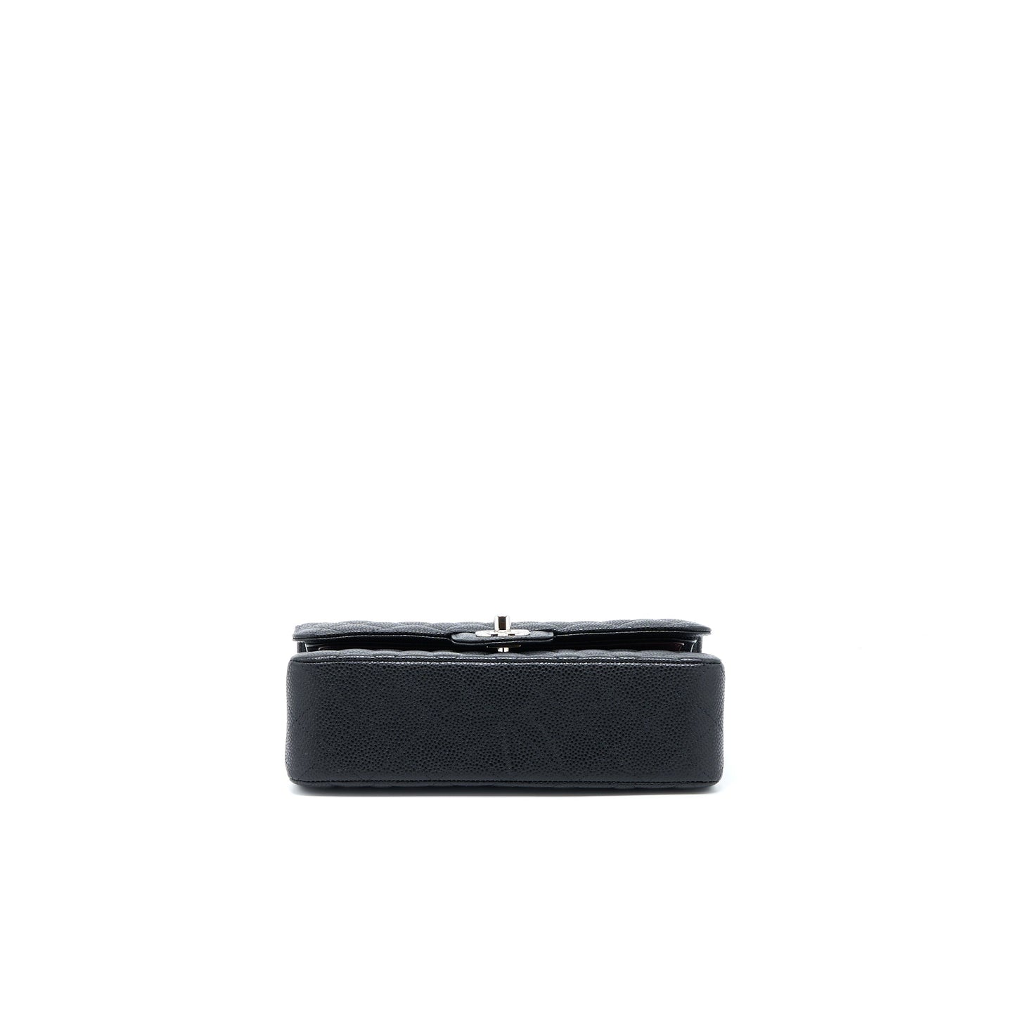 Chanel Small Classic Flap Bag Caviar Black SHW(Microchip)