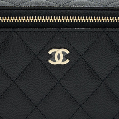 Chanel 22S Long Vanity With Chain Caviar Black LGHW