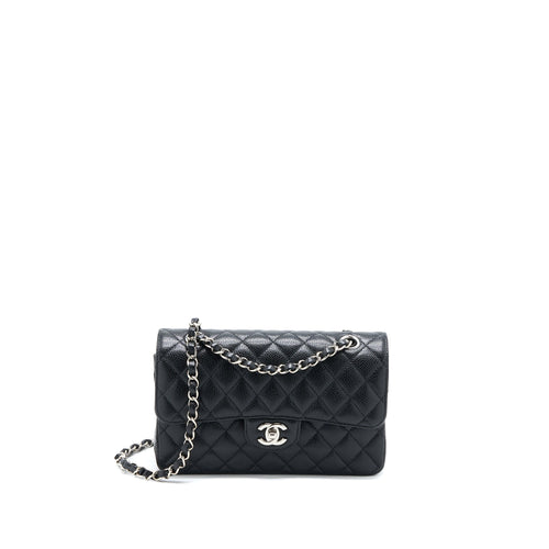 Chanel Small Classic Flap Bag Caviar Black SHW