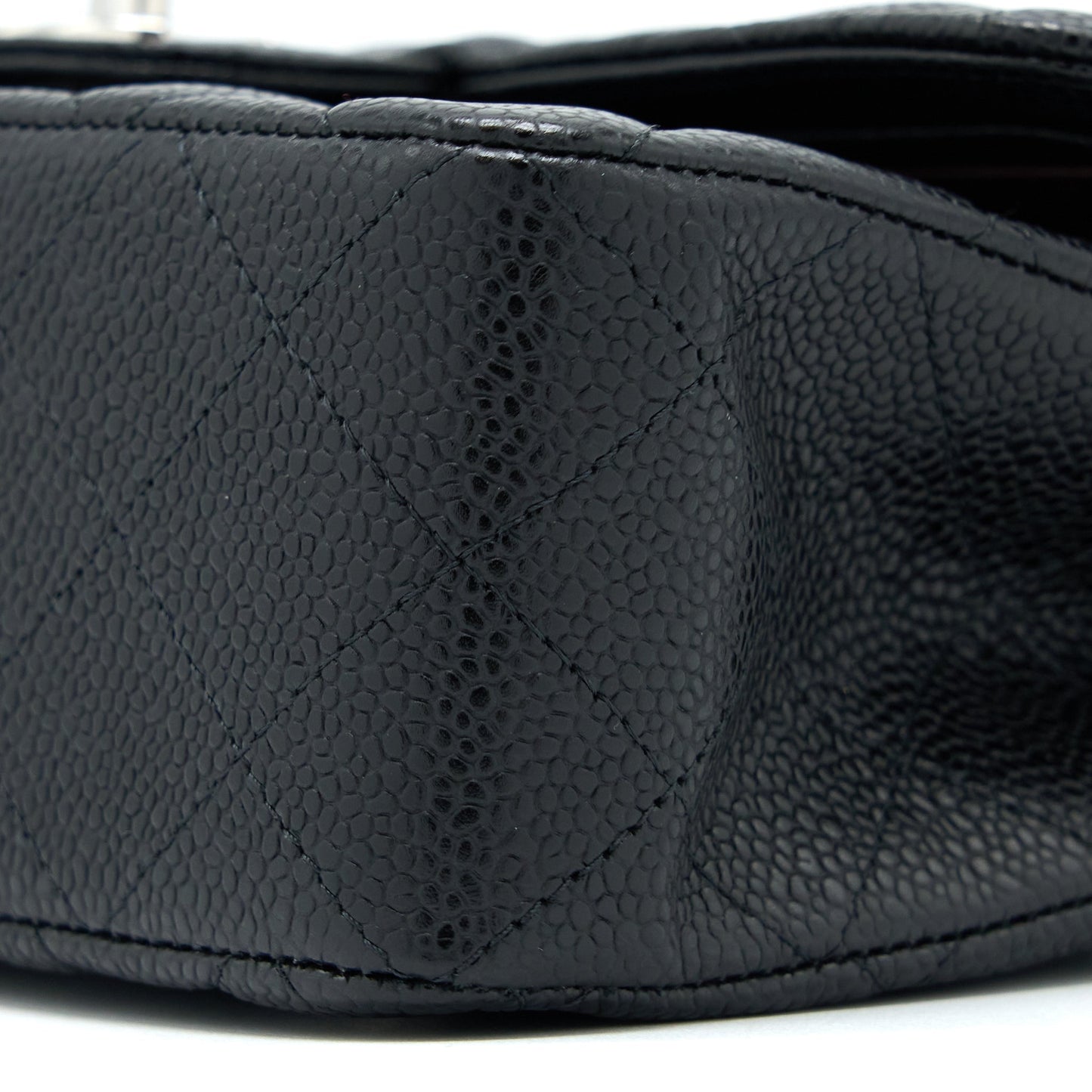 Chanel Small Classic Flap Bag Caviar Black SHW(Microchip)