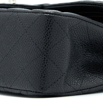 Chanel Small Classic Flap Bag Caviar Black SHW(Microchip)
