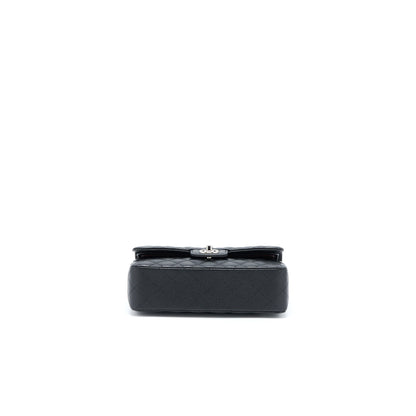 Chanel Small Classic Flap Bag Caviar Black SHW