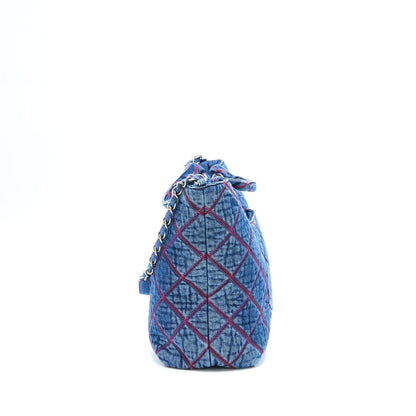 Chanel COCO Beach Denim Tote Bag SHW (Microchip)