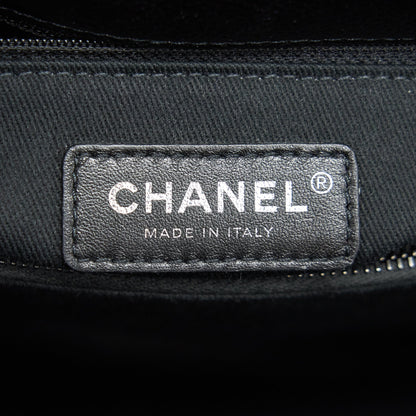 Chanel Coco Handle Small Flap Bag Grained Calfskin & Black Metal