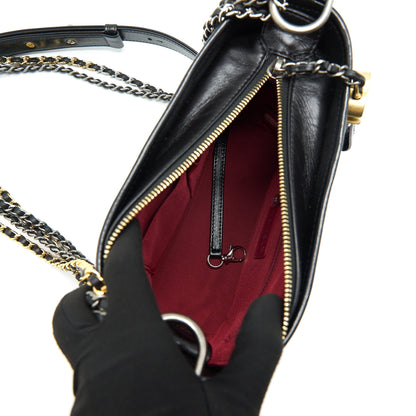 Chanel Small Gabrille Hobo Bag Black