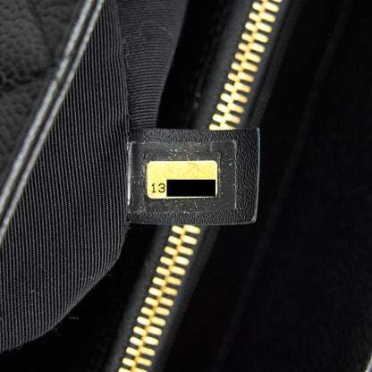 CHANEL CAVIAR GRAND SHOPPING TOTE GST BLACK