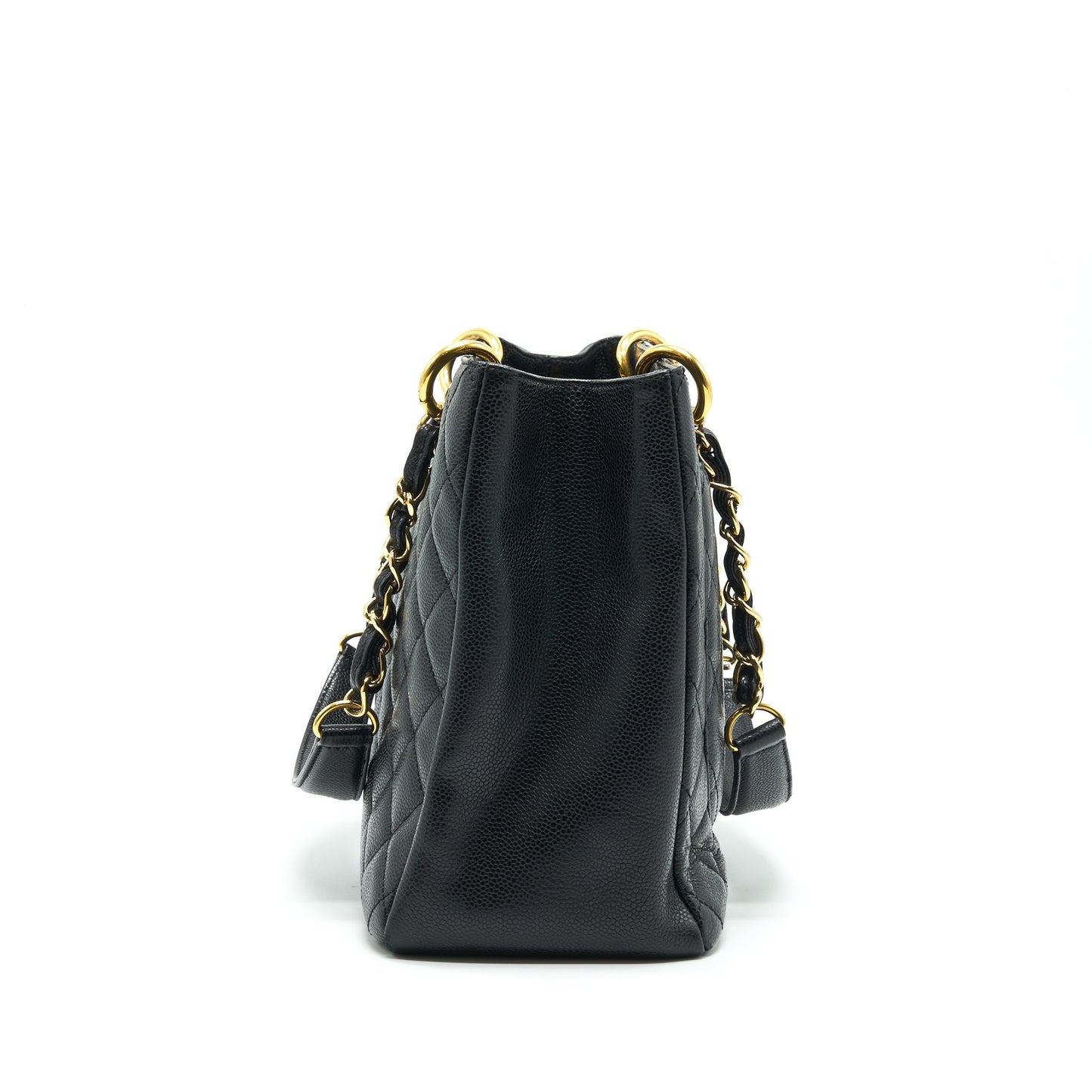 CHANEL CAVIAR GRAND SHOPPING TOTE GST BLACK