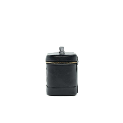 Chanel Vintage Vanity Case Caviar Black GHW