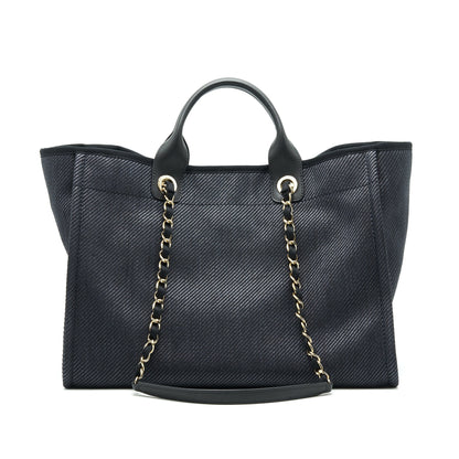 Chanel Medium Deauville Tote In Black GHW