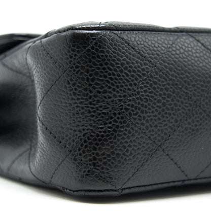Chanel Medium Classic Double Flap Bag Caviar Black GHW Serial16