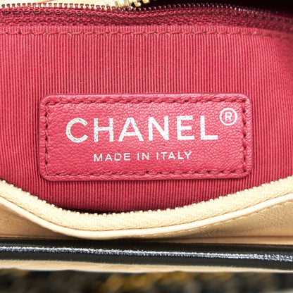 CHANEL SMALL GABRIELLE HOBO BAG BEIGE/BLACK