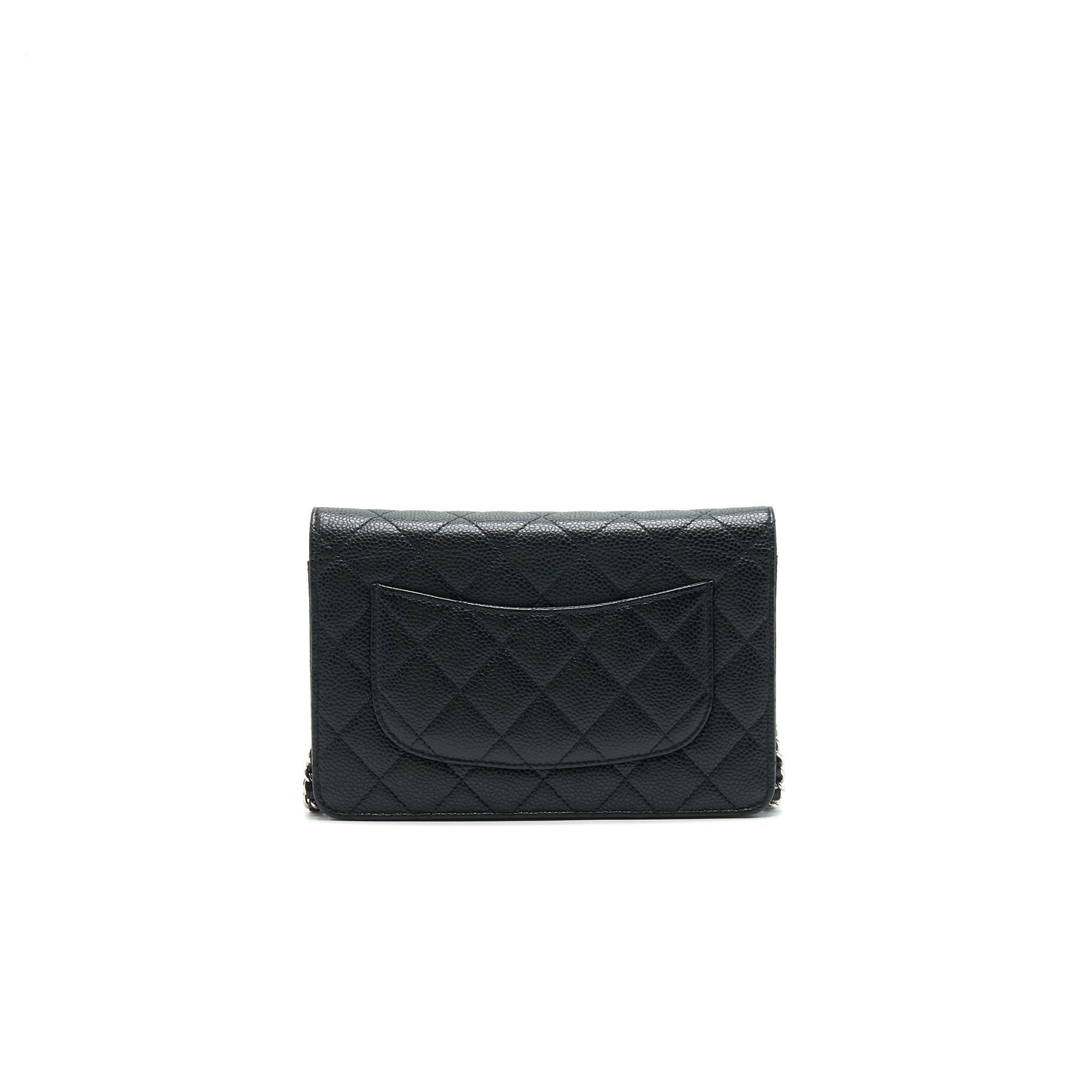 Chanel Caviar Wallet on Chain Black SHW