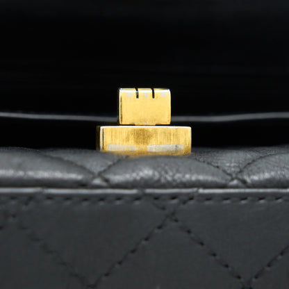 Chanel Small 2.55 Handbag Black GHW Serial 23
