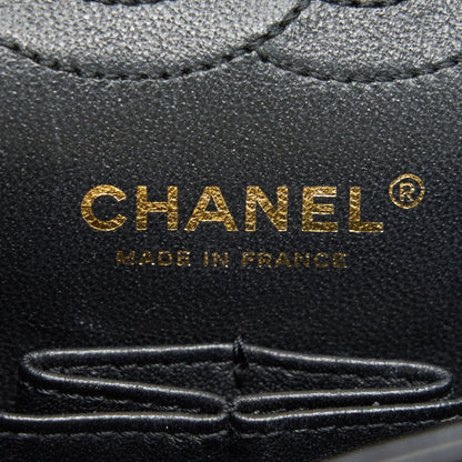 Chanel Small 2.55 Handbag Black GHW Serial 23