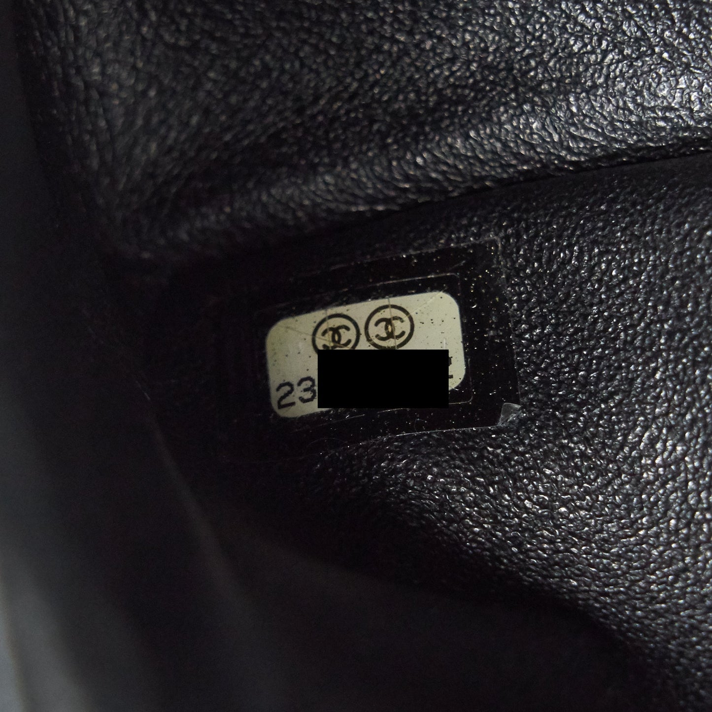 Chanel Small 2.55 Handbag Black GHW Serial 23