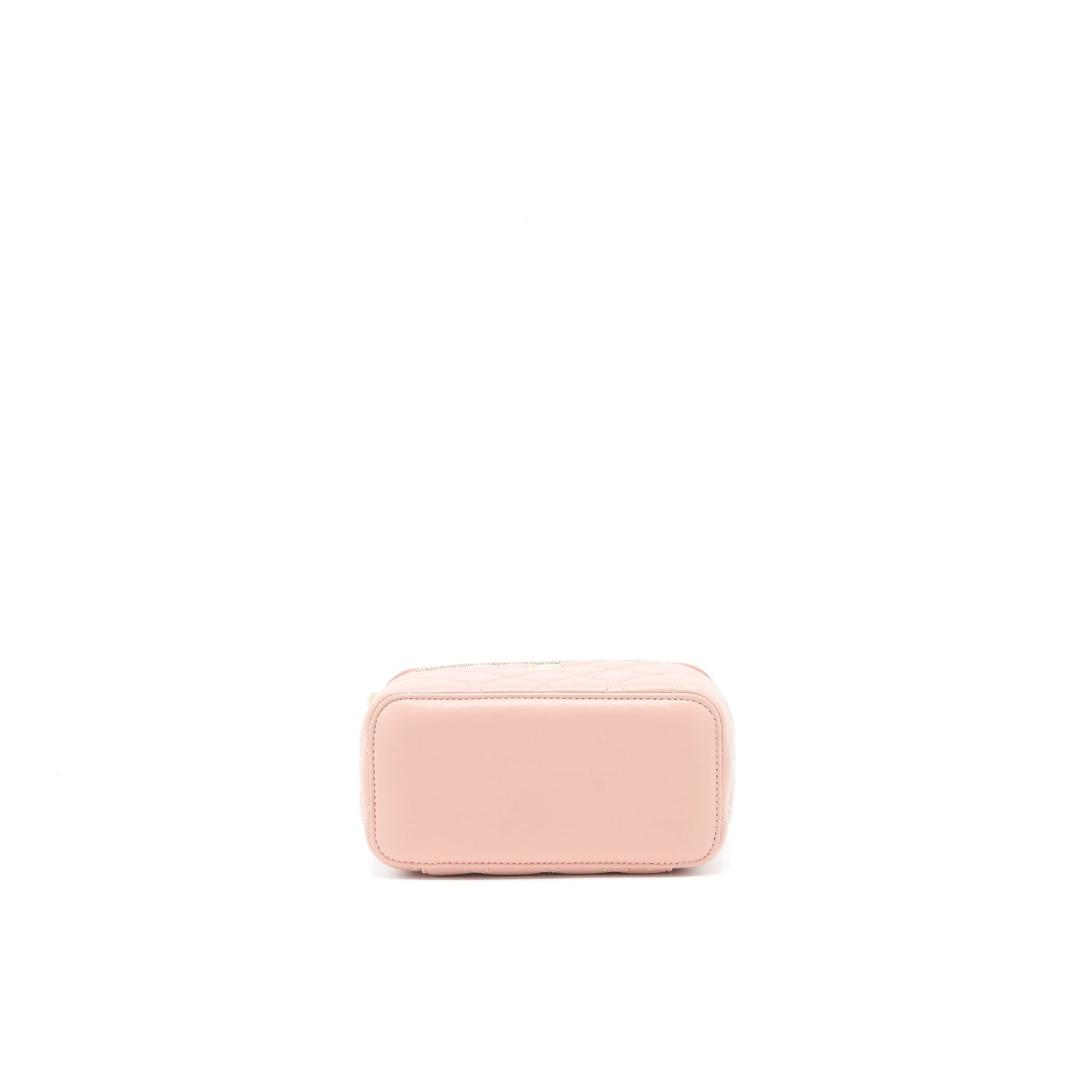 Chanel 21B Pearl Crush Long Vanity with Chain dark Pink GHW