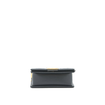Chanel Small Boy Bag Caviar black GHW (microchip)