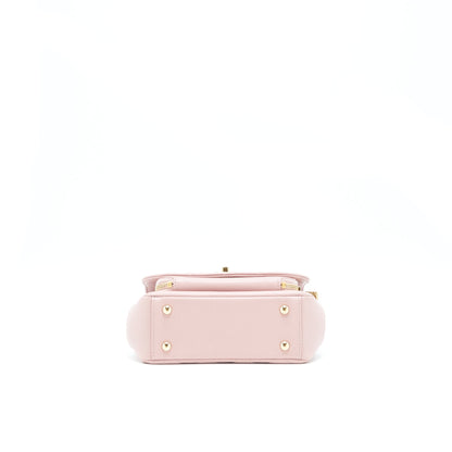 Chanel Small Business affinity flap Bag Caviar Light Pink LGHW