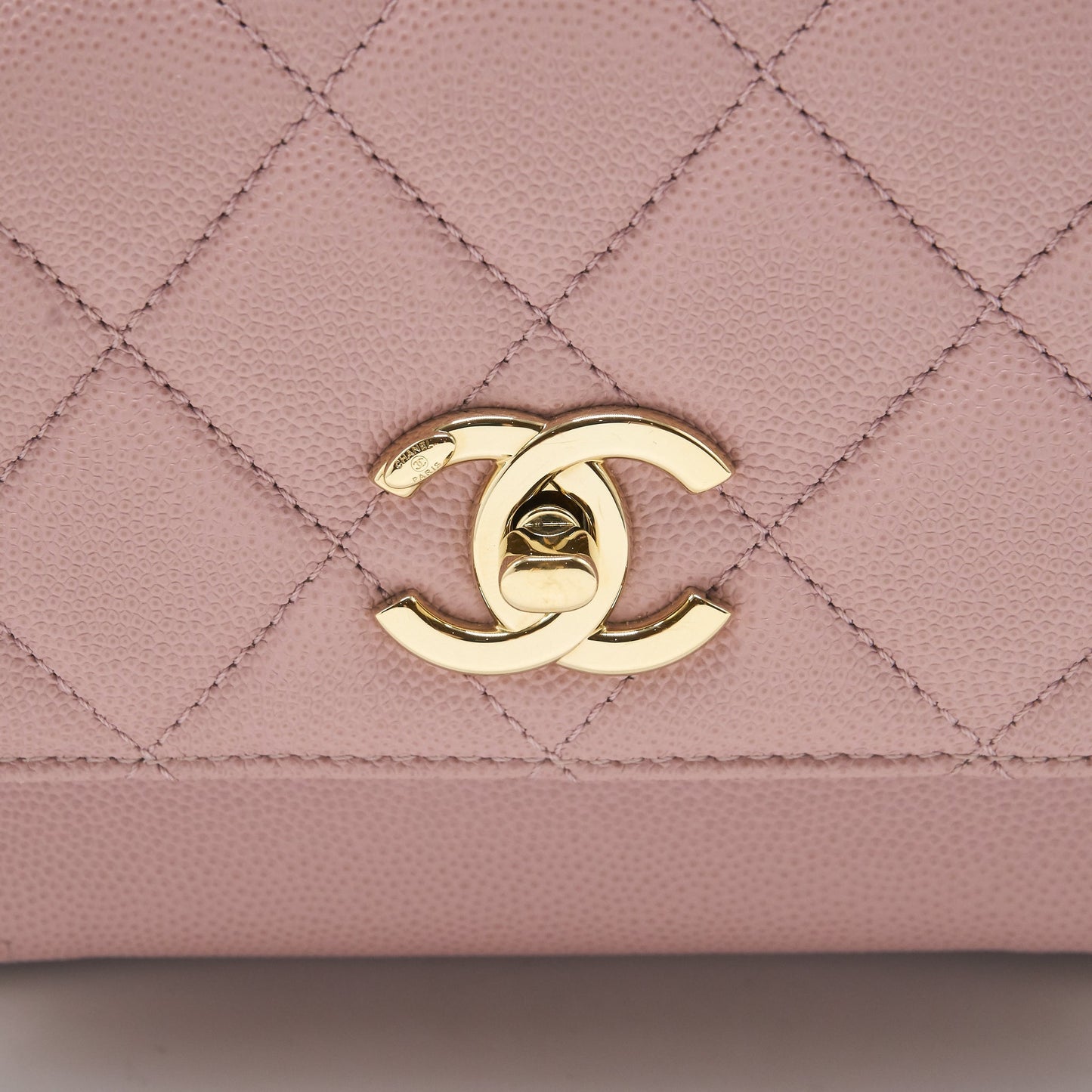 Chanel Small Business affinity flap Bag Caviar Light Pink LGHW
