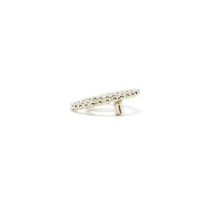 Chanel Round with CC logo light gold tone Brooch