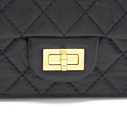 Chanel Small 2.55 Reissue Handbag Black LGHW