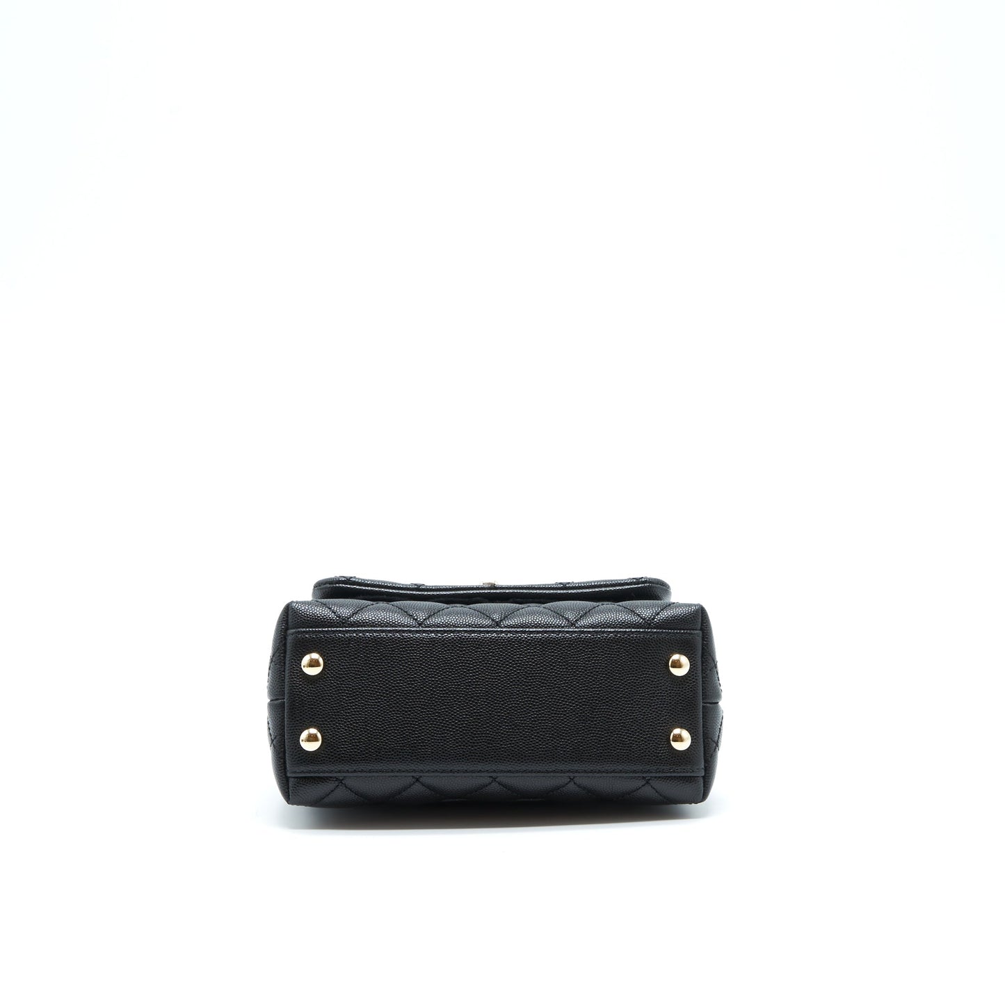 Chanel Mini Coco Handle Caviar Black LGHW