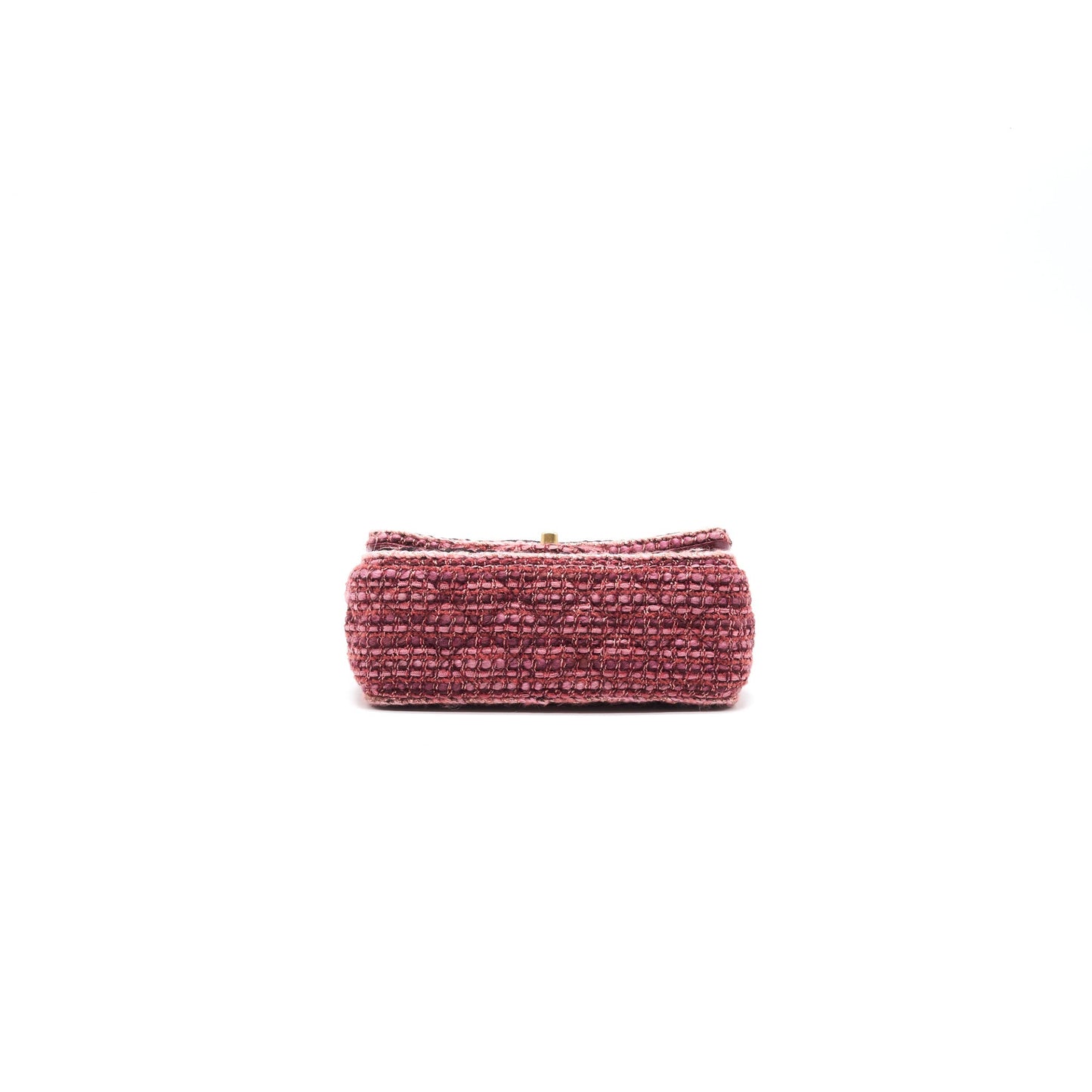 Chanel Tweed/Braid Classic Flap Mini Bag Pink