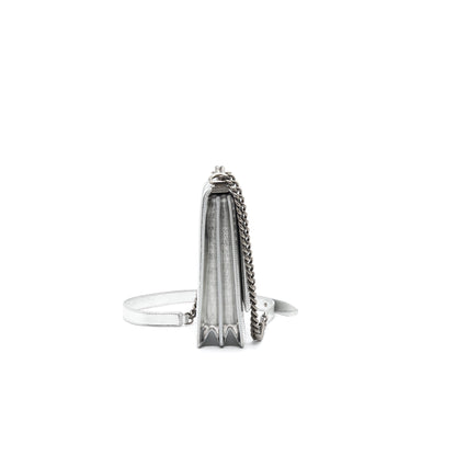 Chanel Boy Chanel Leboy Silver with Ruthenium Hardware