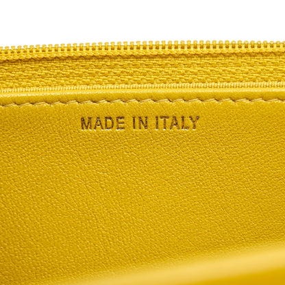 Chanel Seasonal Wallet On Chain Yellow