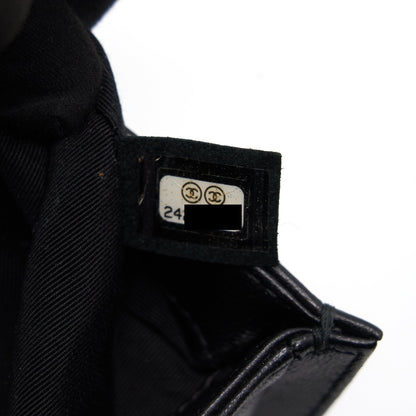 Chanel Small Chevron Le boy Lambskin Black