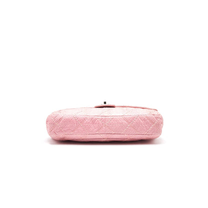 Chanel Python Skin Flap Bag Pink