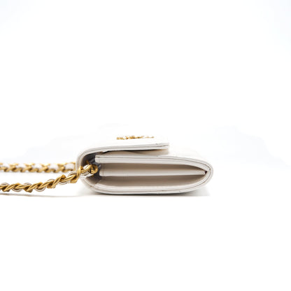 Chanel 19 Flap Coin Purse with Chain